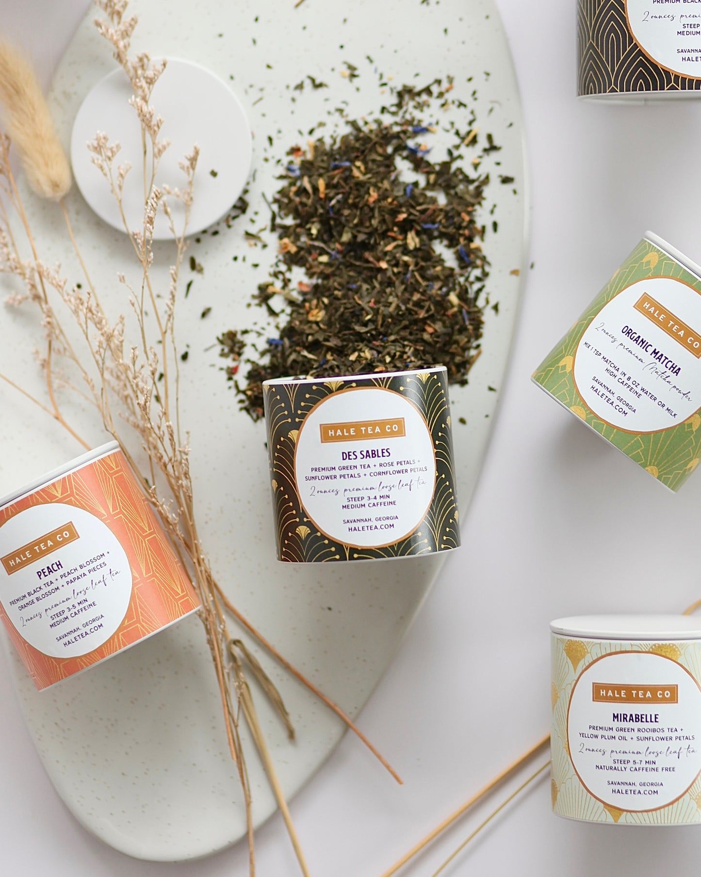 Des Sables Art Deco Tin