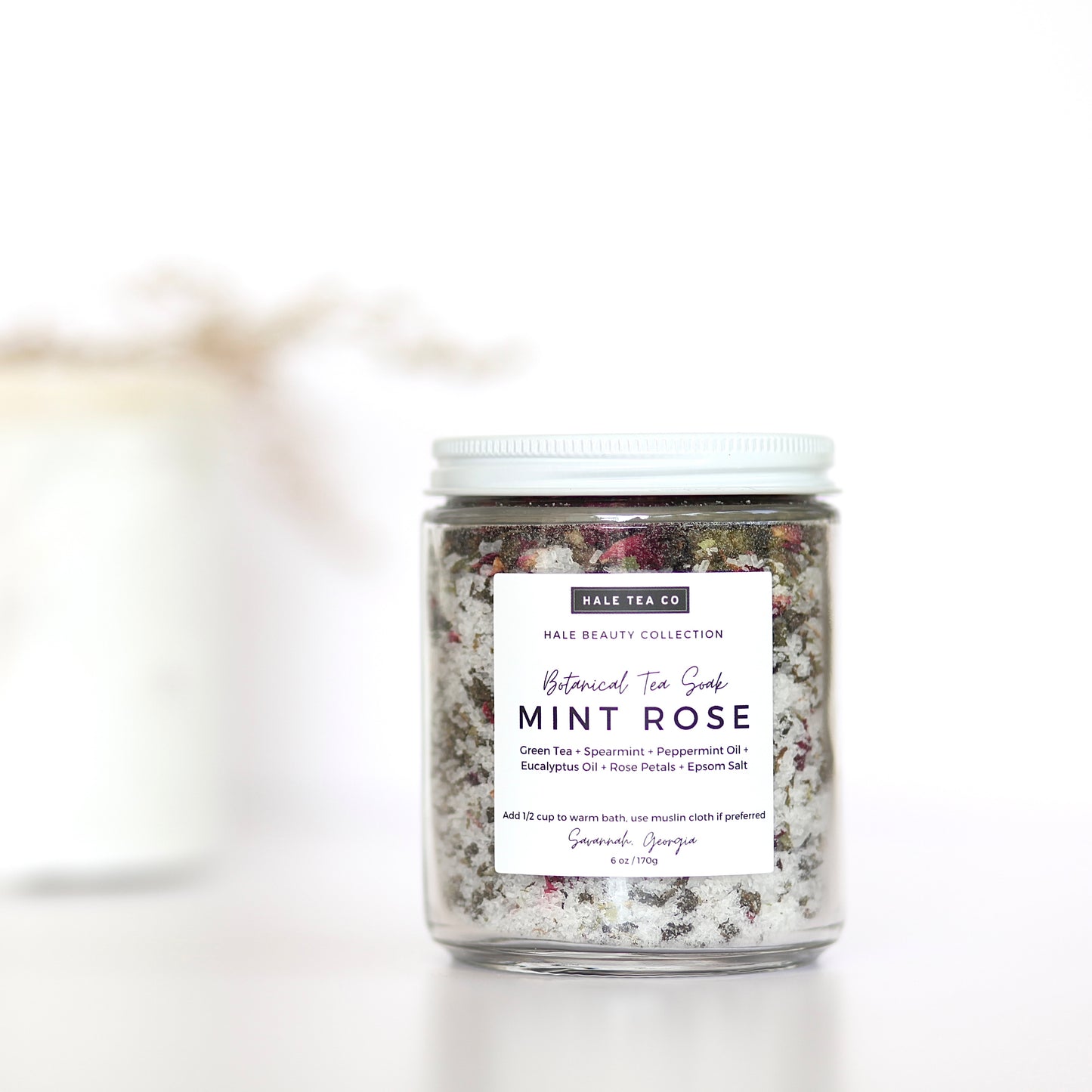 Mint Rose Botanical Tea Soak - 6oz