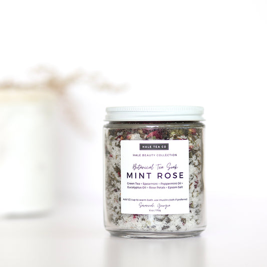 Mint Rose Botanical Tea Soak - 6oz